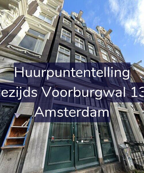 Foto gevel Huurpuntentelling voor Oudezijds Voorburgwal 133-1, Amsterdam