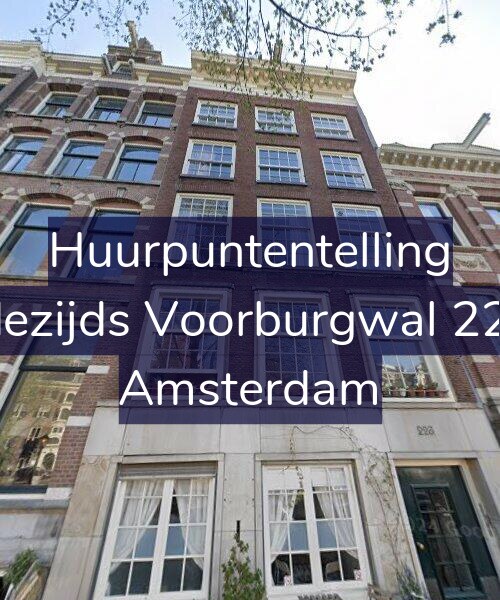 Foto gevel Huurpuntentelling voor Oudezijds Voorburgwal 223-1, Amsterdam