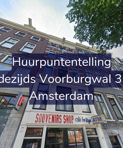 Foto gevel Huurpuntentelling voor Oudezijds Voorburgwal 37-3, Amsterdam