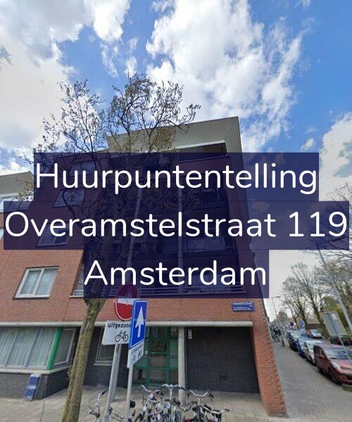 Foto gevel Huurpuntentelling voor Overamstelstraat 119, Amsterdam