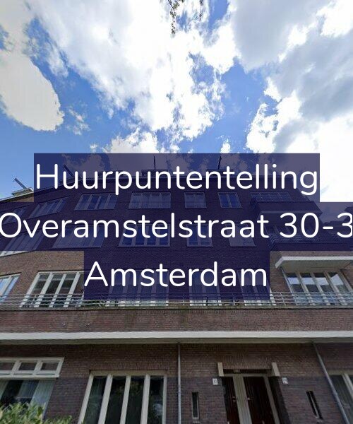 Foto gevel Huurpuntentelling voor Overamstelstraat 30-3, Amsterdam
