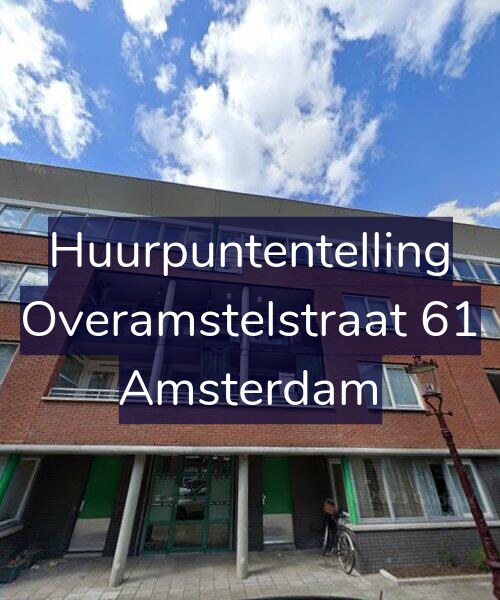 Foto gevel Huurpuntentelling voor Overamstelstraat 61, Amsterdam