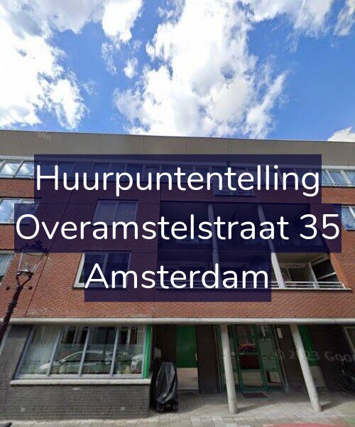Foto gevel Huurpuntentelling voor Overamstelstraat 35, Amsterdam