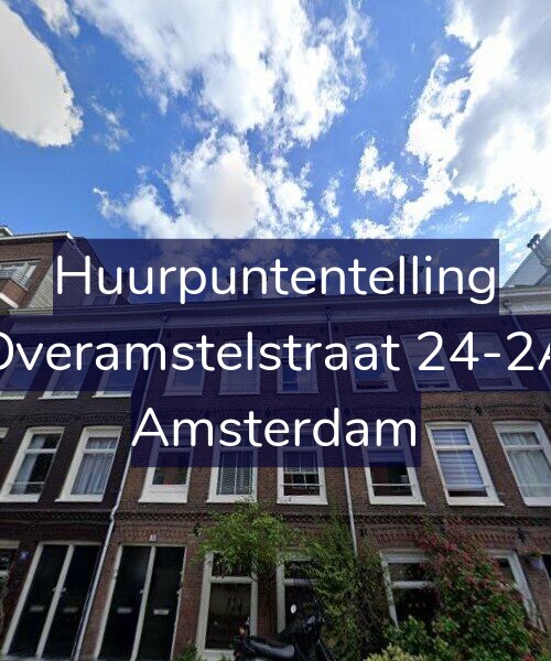 Foto gevel Huurpuntentelling voor Overamstelstraat 24-2A, Amsterdam