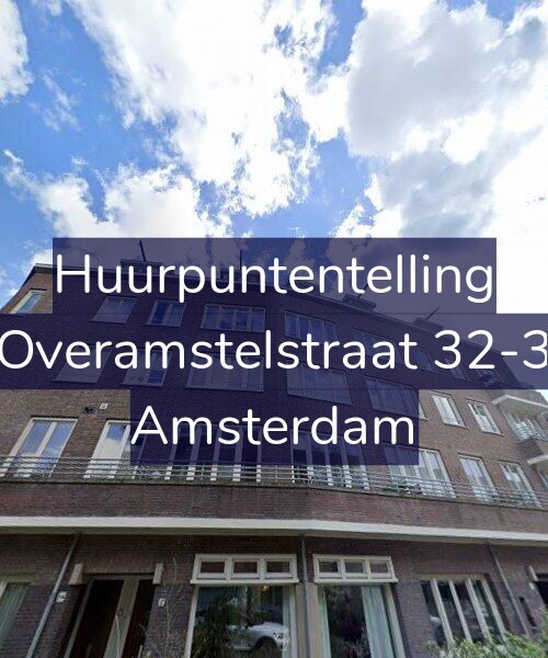Foto gevel Huurpuntentelling voor Overamstelstraat 32-3, Amsterdam