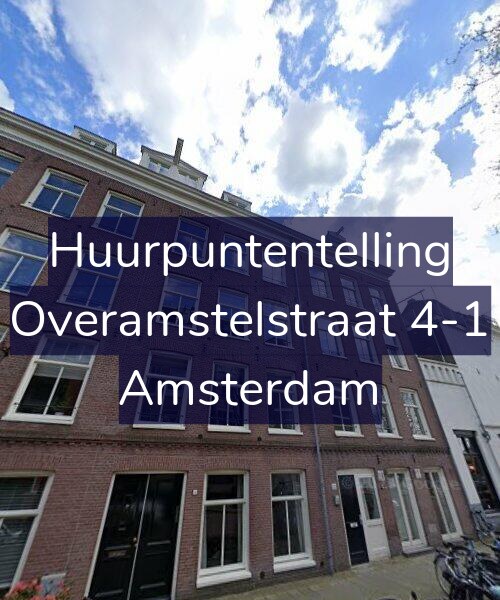 Foto gevel Huurpuntentelling voor Overamstelstraat 4-1, Amsterdam