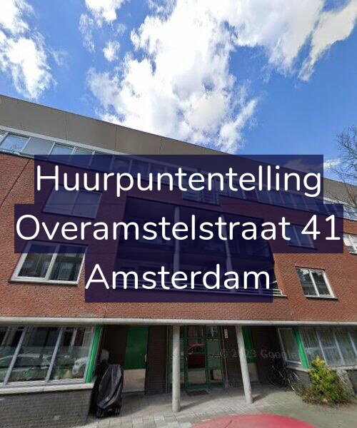 Foto gevel Huurpuntentelling voor Overamstelstraat 41, Amsterdam