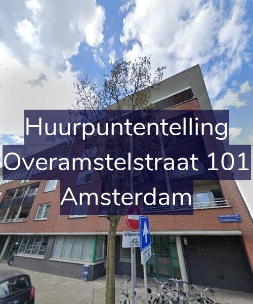 Foto gevel Huurpuntentelling voor Overamstelstraat 101, Amsterdam