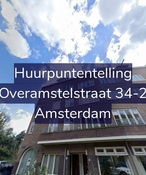 Foto gevel Huurpuntentelling voor Overamstelstraat 34-2, Amsterdam