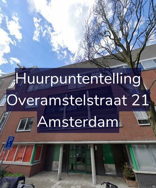 Foto gevel Huurpuntentelling voor Overamstelstraat 21, Amsterdam