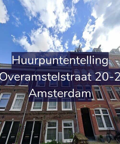 Foto gevel Huurpuntentelling voor Overamstelstraat 20-2, Amsterdam