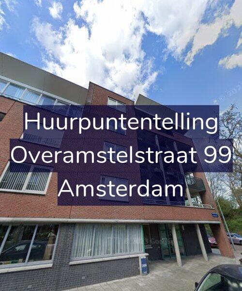Foto gevel Huurpuntentelling voor Overamstelstraat 99, Amsterdam