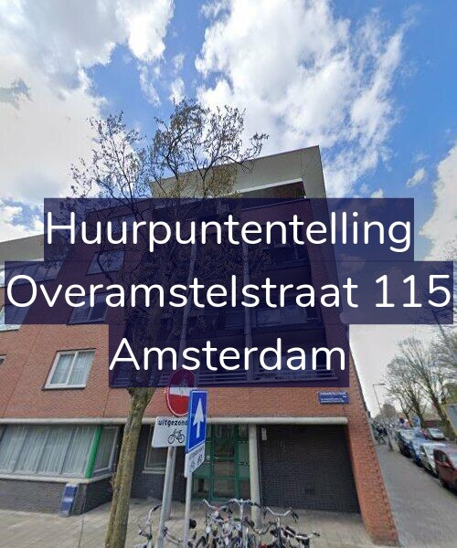 Foto gevel Huurpuntentelling voor Overamstelstraat 115, Amsterdam