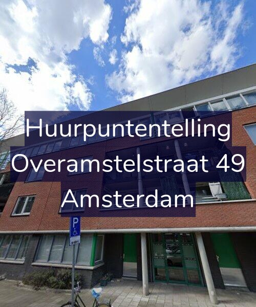 Foto gevel Huurpuntentelling voor Overamstelstraat 49, Amsterdam