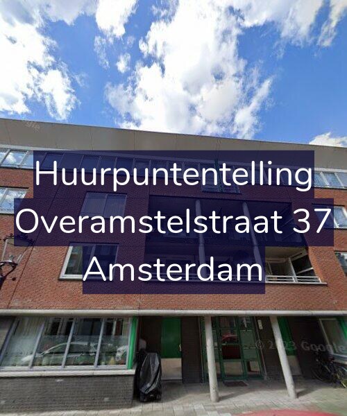 Foto gevel Huurpuntentelling voor Overamstelstraat 37, Amsterdam