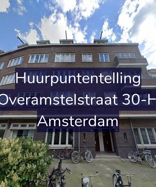 Foto gevel Huurpuntentelling voor Overamstelstraat 30-H, Amsterdam