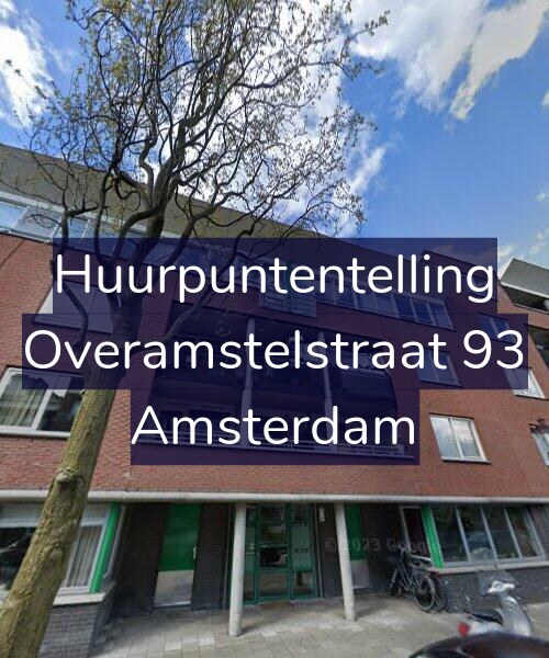 Foto gevel Huurpuntentelling voor Overamstelstraat 93, Amsterdam