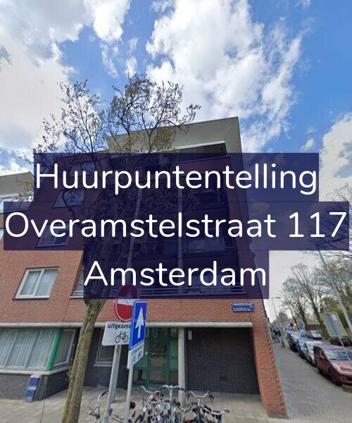 Foto gevel Huurpuntentelling voor Overamstelstraat 117, Amsterdam