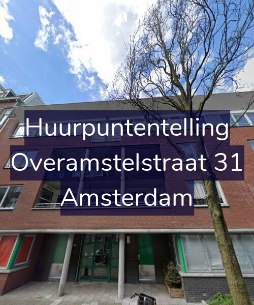Foto gevel Huurpuntentelling voor Overamstelstraat 31, Amsterdam
