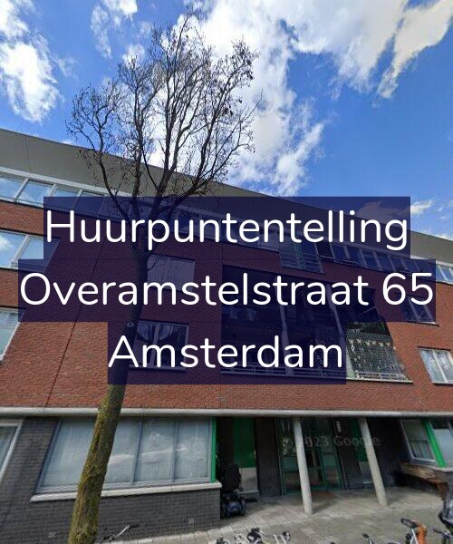 Foto gevel Huurpuntentelling voor Overamstelstraat 65, Amsterdam