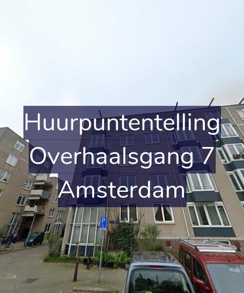 Foto gevel Huurpuntentelling voor Overhaalsgang 7, Amsterdam
