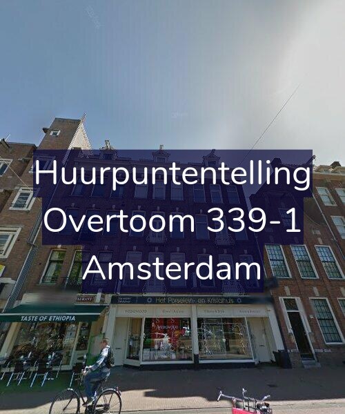 Foto gevel Huurpuntentelling voor Overtoom 339-1, Amsterdam