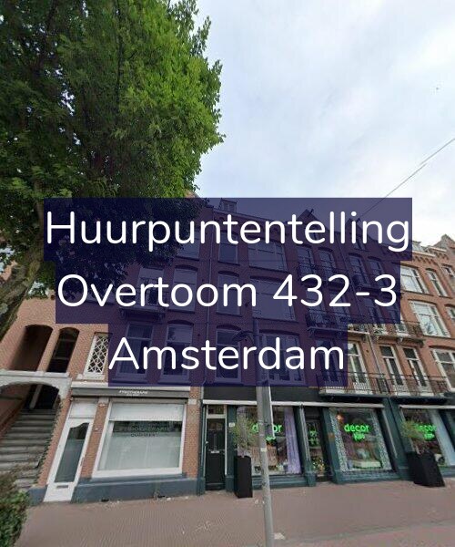Foto gevel Huurpuntentelling voor Overtoom 432-3, Amsterdam