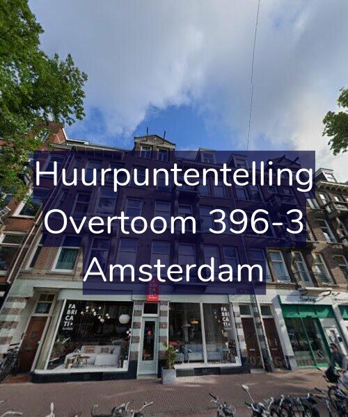 Foto gevel Huurpuntentelling voor Overtoom 396-3, Amsterdam