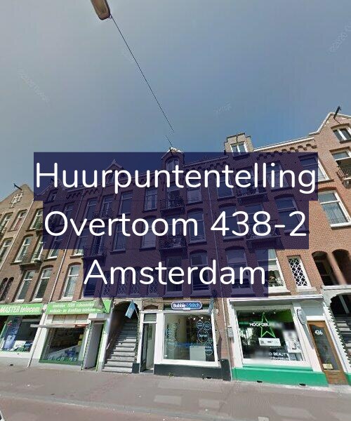Foto gevel Huurpuntentelling voor Overtoom 438-2, Amsterdam