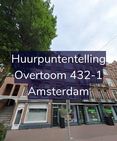 Foto gevel Huurpuntentelling voor Overtoom 432-1, Amsterdam