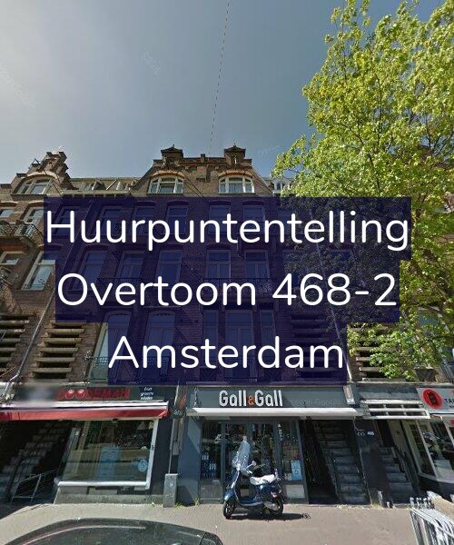 Foto gevel Huurpuntentelling voor Overtoom 468-2, Amsterdam