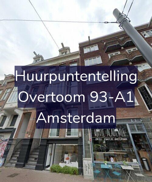 Foto gevel Huurpuntentelling voor Overtoom 93-A1, Amsterdam