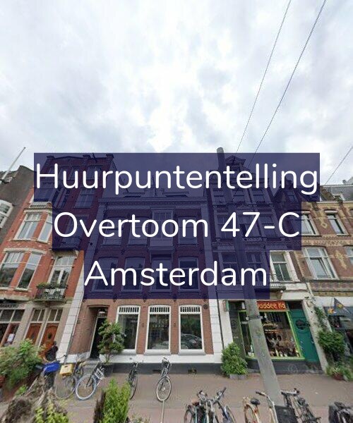 Foto gevel Huurpuntentelling voor Overtoom 47-C, Amsterdam