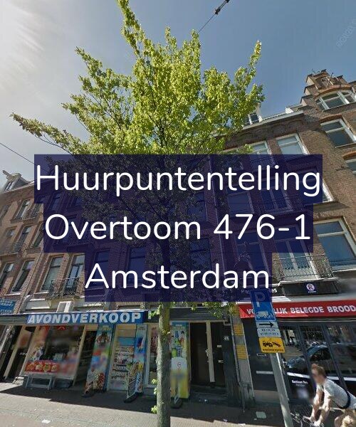 Foto gevel Huurpuntentelling voor Overtoom 476-1, Amsterdam