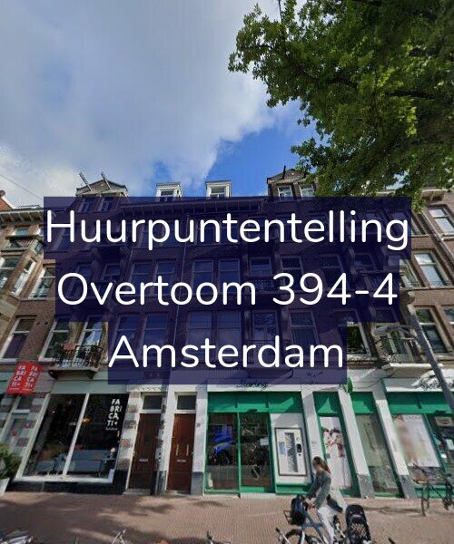 Foto gevel Huurpuntentelling voor Overtoom 394-4, Amsterdam