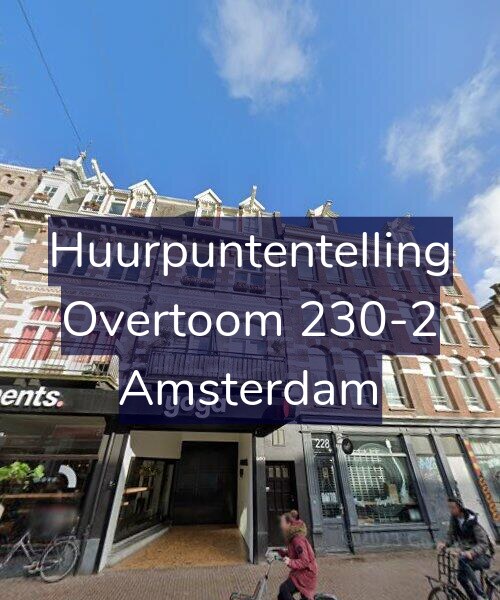 Foto gevel Huurpuntentelling voor Overtoom 230-2, Amsterdam