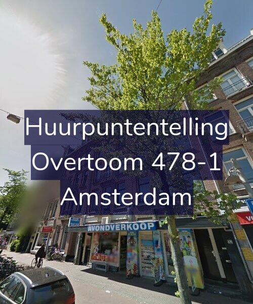 Foto gevel Huurpuntentelling voor Overtoom 478-1, Amsterdam