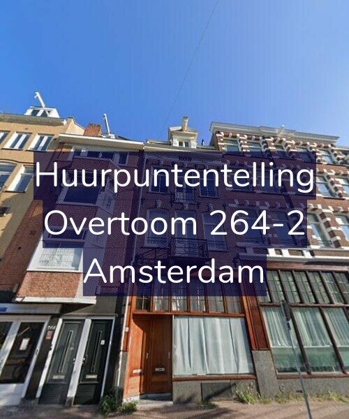 Foto gevel Huurpuntentelling voor Overtoom 264-2, Amsterdam