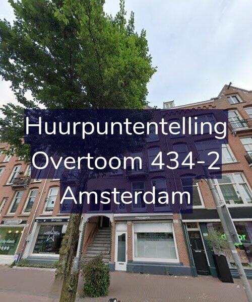 Foto gevel Huurpuntentelling voor Overtoom 434-2, Amsterdam