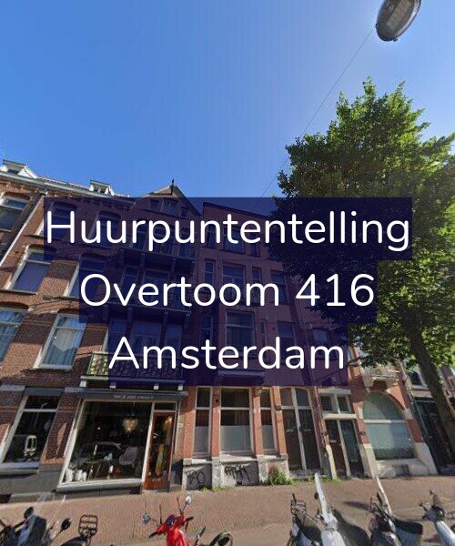 Foto gevel Huurpuntentelling voor Overtoom 416, Amsterdam