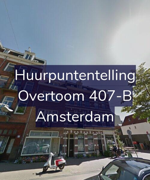 Foto gevel Huurpuntentelling voor Overtoom 407-B, Amsterdam