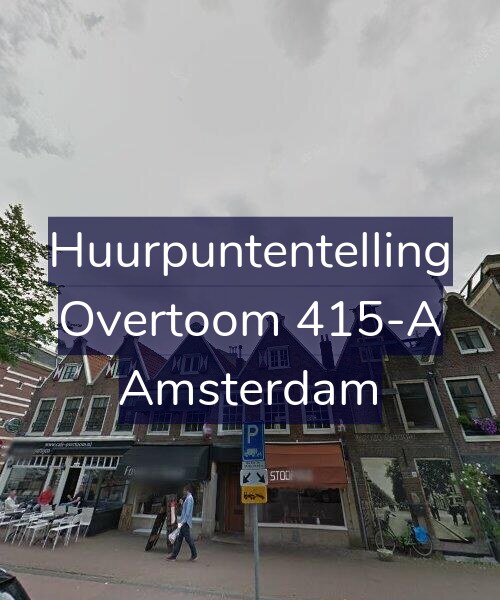 Foto gevel Huurpuntentelling voor Overtoom 415-A, Amsterdam
