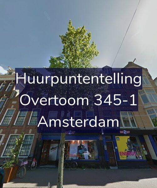 Foto gevel Huurpuntentelling voor Overtoom 345-1, Amsterdam