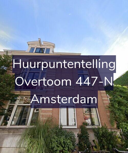 Foto gevel Huurpuntentelling voor Overtoom 447-N, Amsterdam