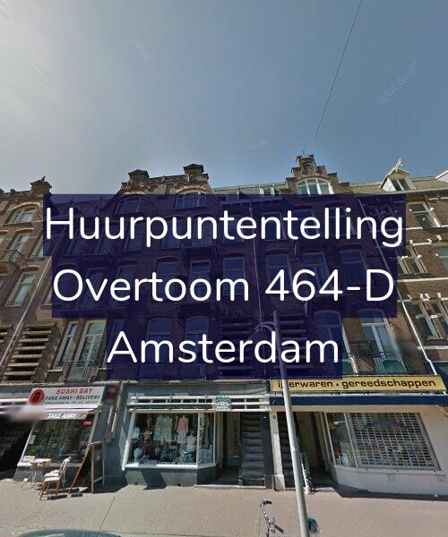 Foto gevel Huurpuntentelling voor Overtoom 464-D, Amsterdam