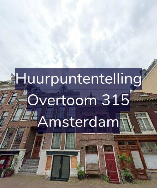 Foto gevel Huurpuntentelling voor Overtoom 315, Amsterdam