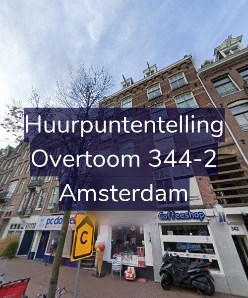 Foto gevel Huurpuntentelling voor Overtoom 344-2, Amsterdam