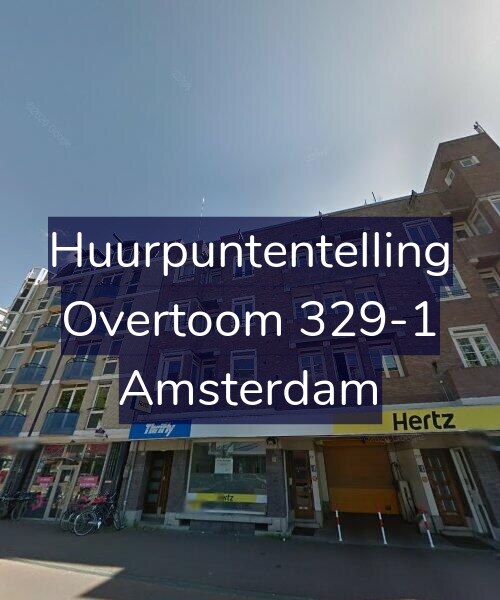 Foto gevel Huurpuntentelling voor Overtoom 329-1, Amsterdam