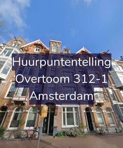 Foto gevel Huurpuntentelling voor Overtoom 312-1, Amsterdam
