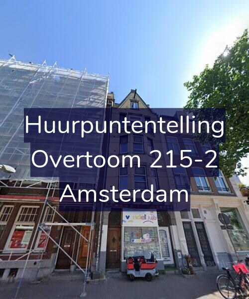 Foto gevel Huurpuntentelling voor Overtoom 215-2, Amsterdam